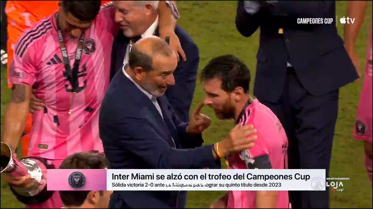 Messi Don Garber friendly cup reaction