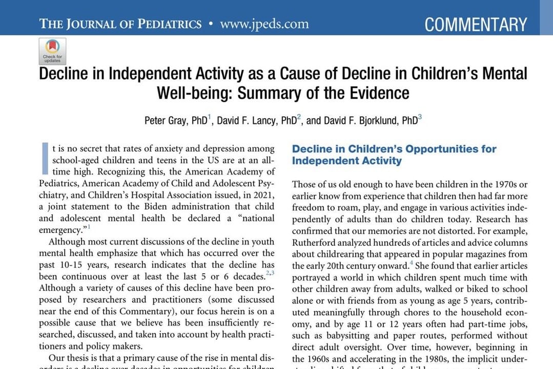 Decline in Independent Activity Study Decline in Independent Activity Study