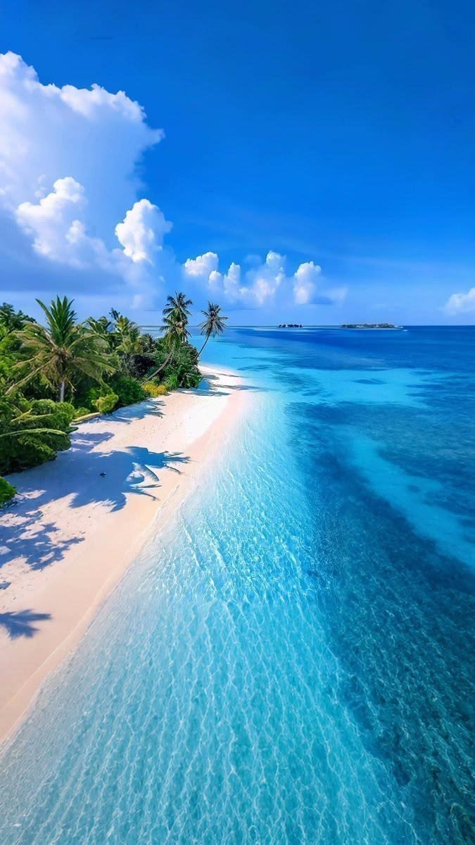 Maldives blue paradise