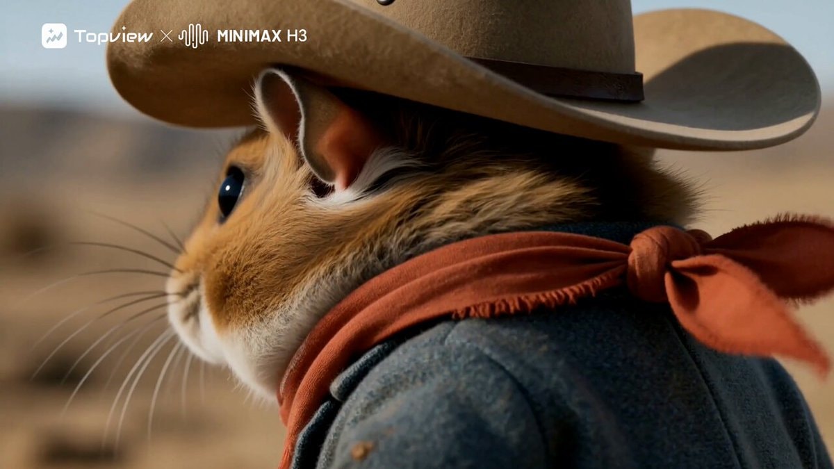 MiniMax H3 cowboy gerbil