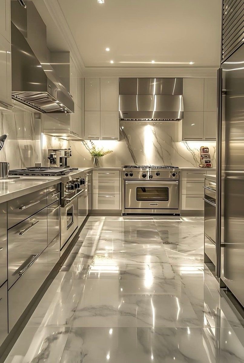 glossy kitchen concept