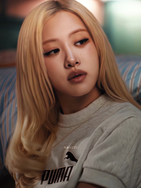 Rosé Puma campaign edit