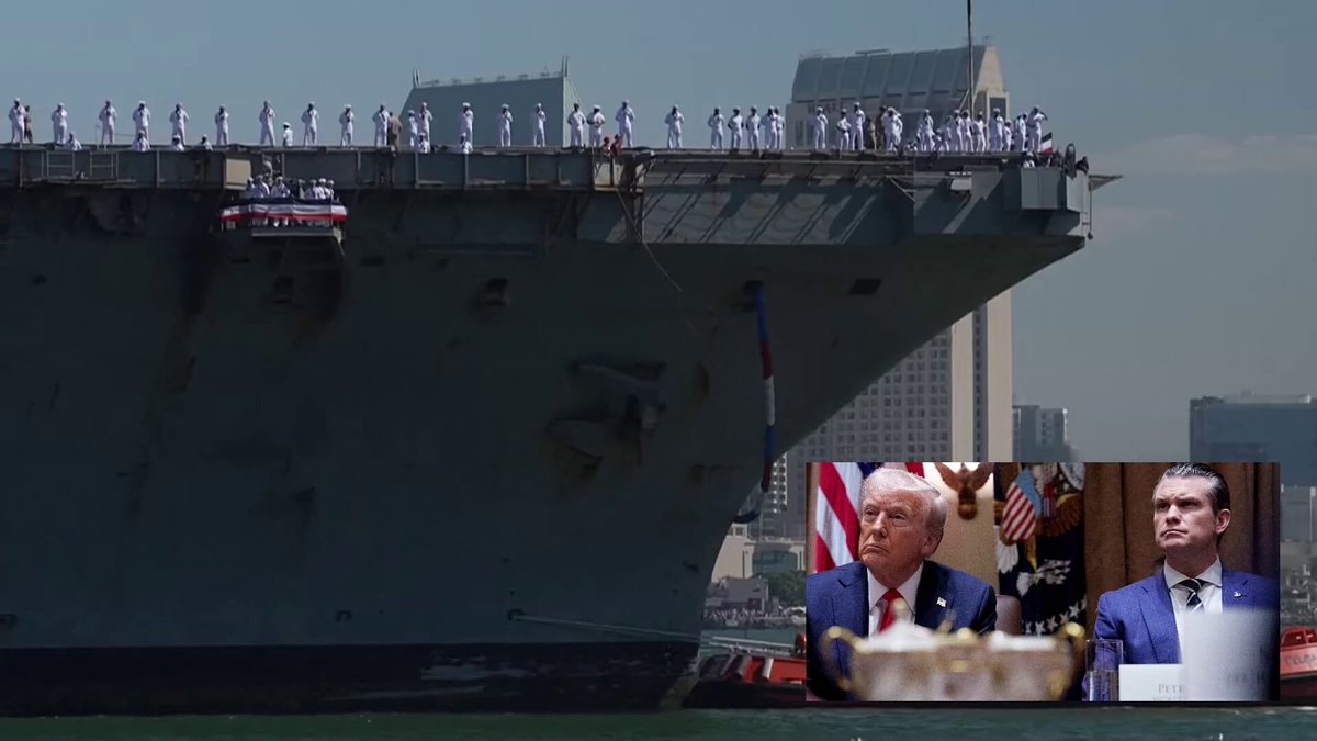 USS Abraham Lincoln arrives in San Diego