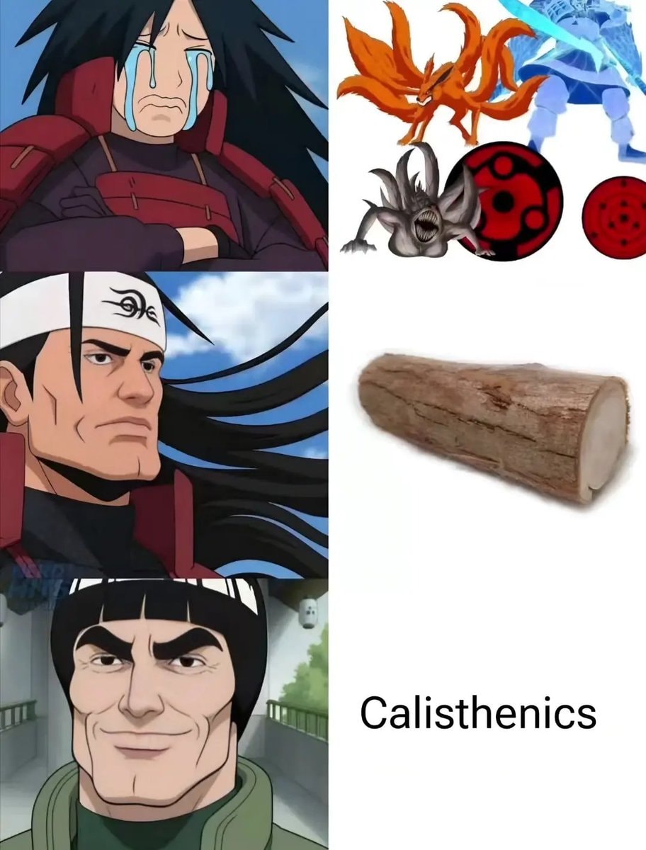 Naruto meme with Madara and Calisthenics