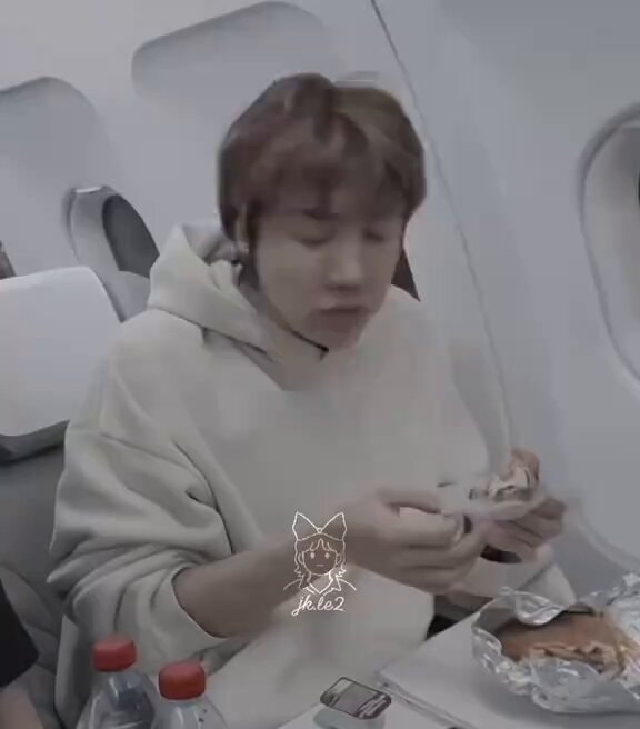 Jimin airplane sandwich