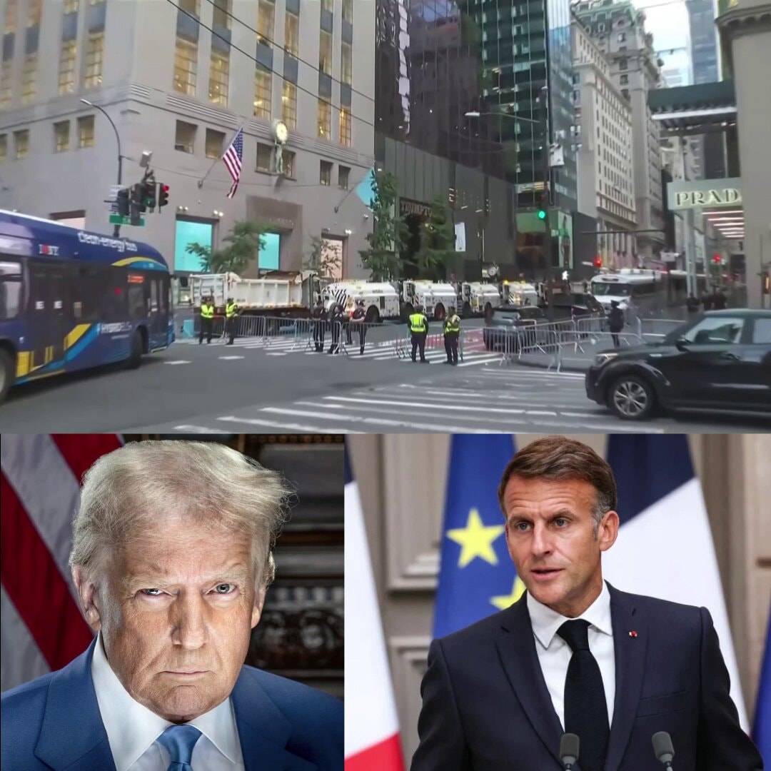 Trump meets Macron at Trump Tower NYC