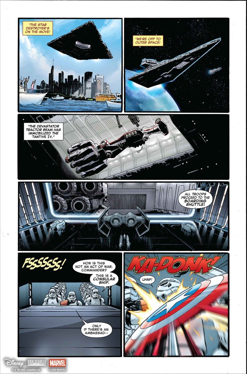 Marvel Star Wars Crossover Comic (photo 3 of 4)
