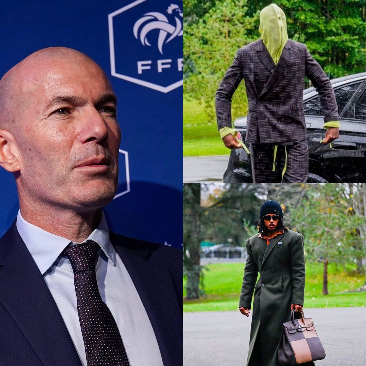 Zidane France no media parade Clairefontaine