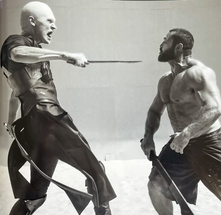 Sword fight scene