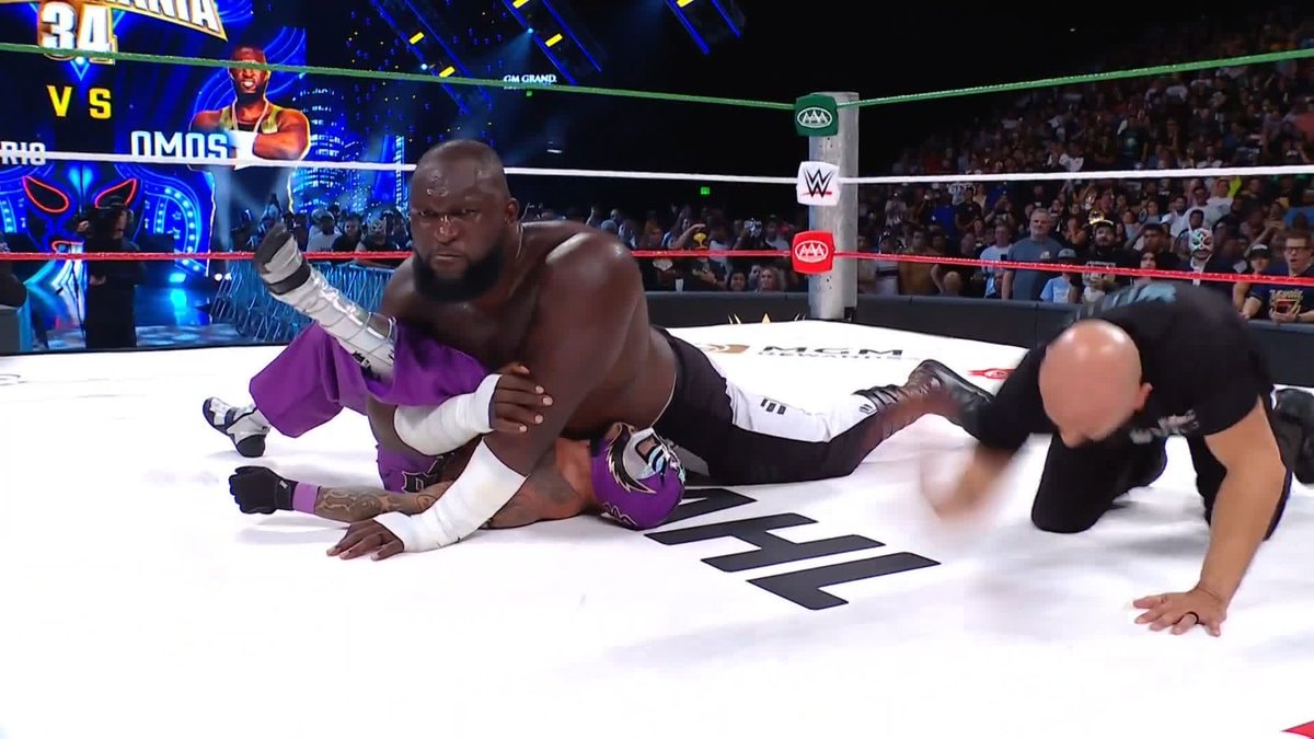 Triplemania Omos vs Rey Mysterio