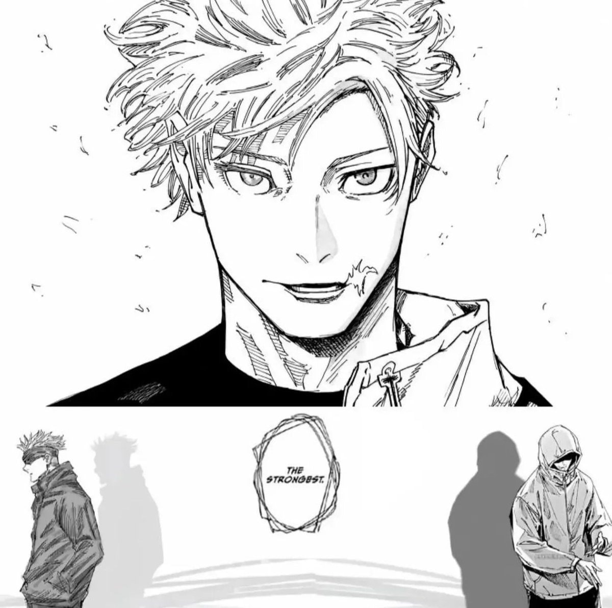 The Strongest manga panel