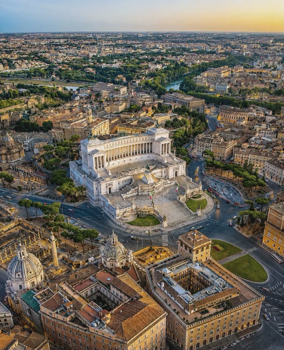 Rome Italy monument aerial Rome Italy monument aerial