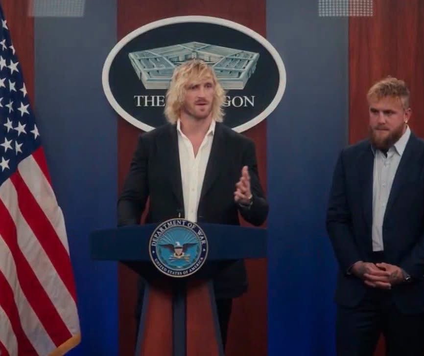 Logan Paul at the Pentagon