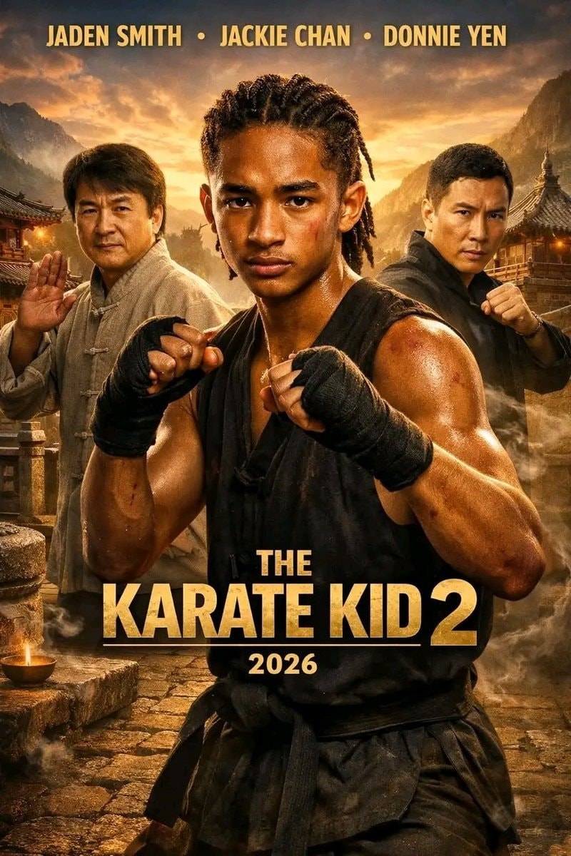 Jaden Smith Jackie Chan Donnie Yen movie poster