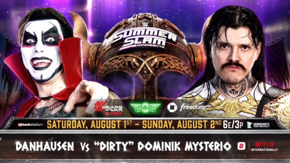Danhausen vs Dominik Mysterio SummerSlam Danhausen vs Dominik Mysterio SummerSlam