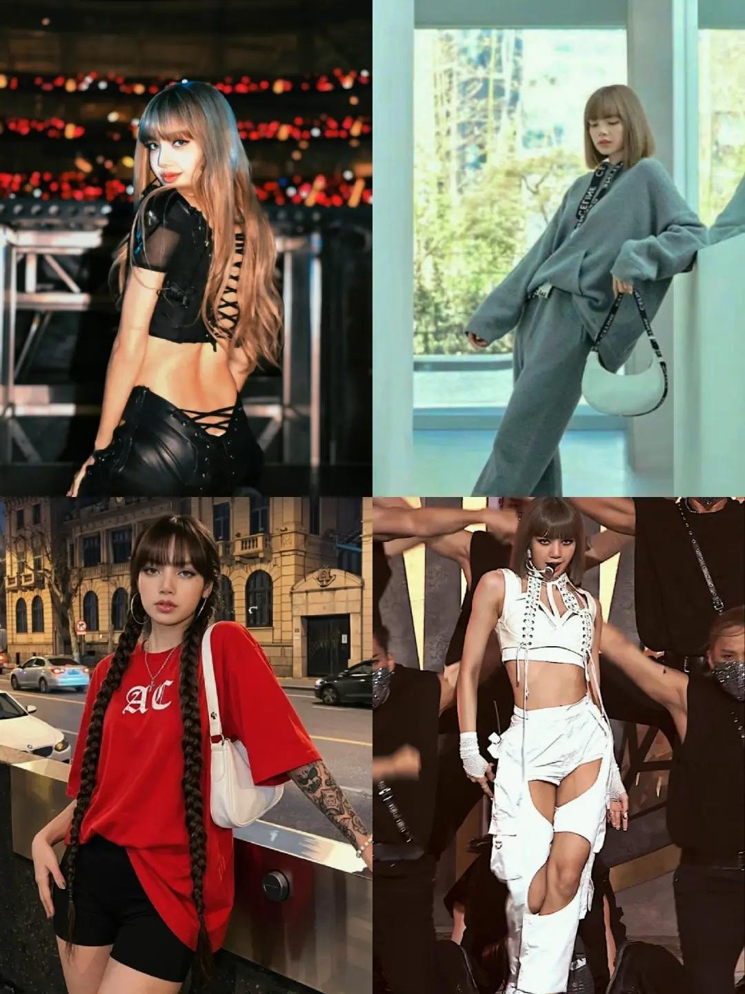 Lisa BLACKPINK fashion collage (photo 3 of 3)
