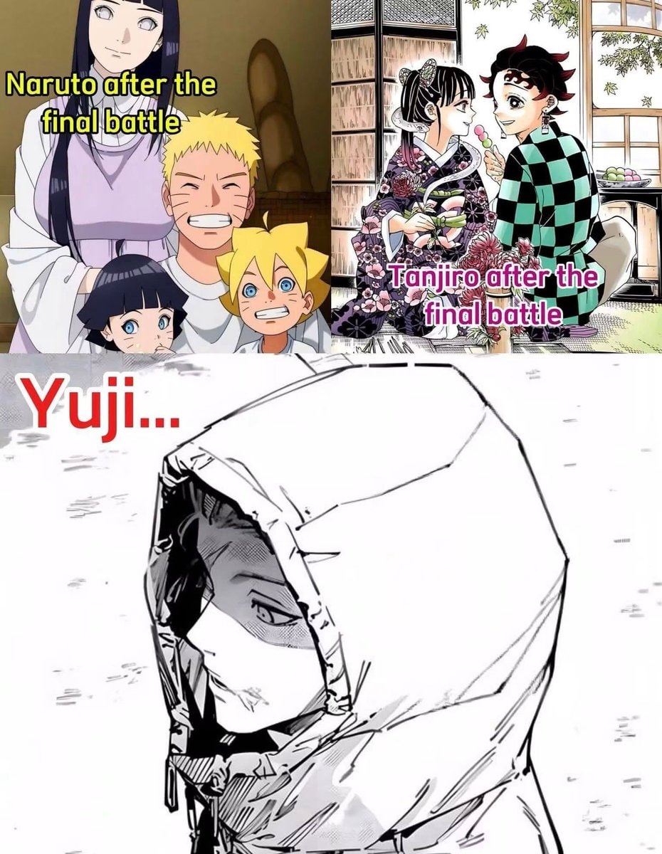 Yuji after the final battle
