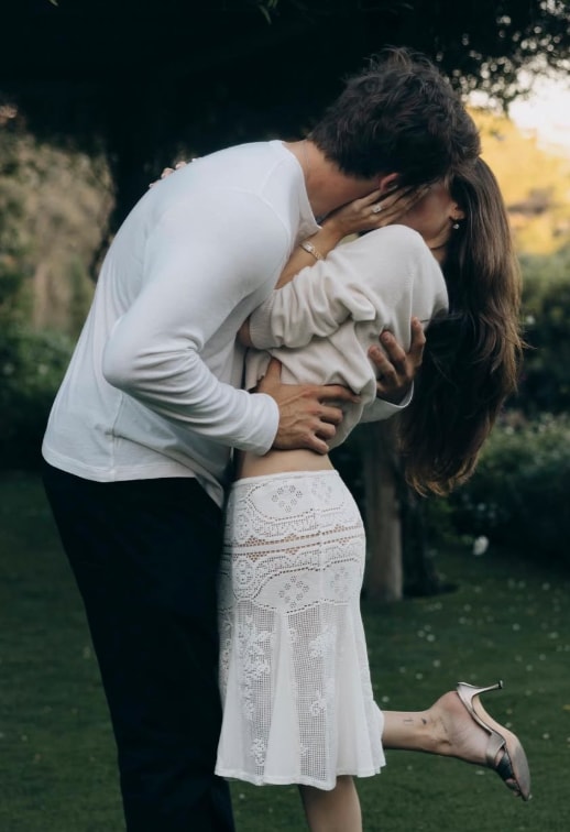 Madison Beer Justin Herbert engagement (photo 2 of 2)