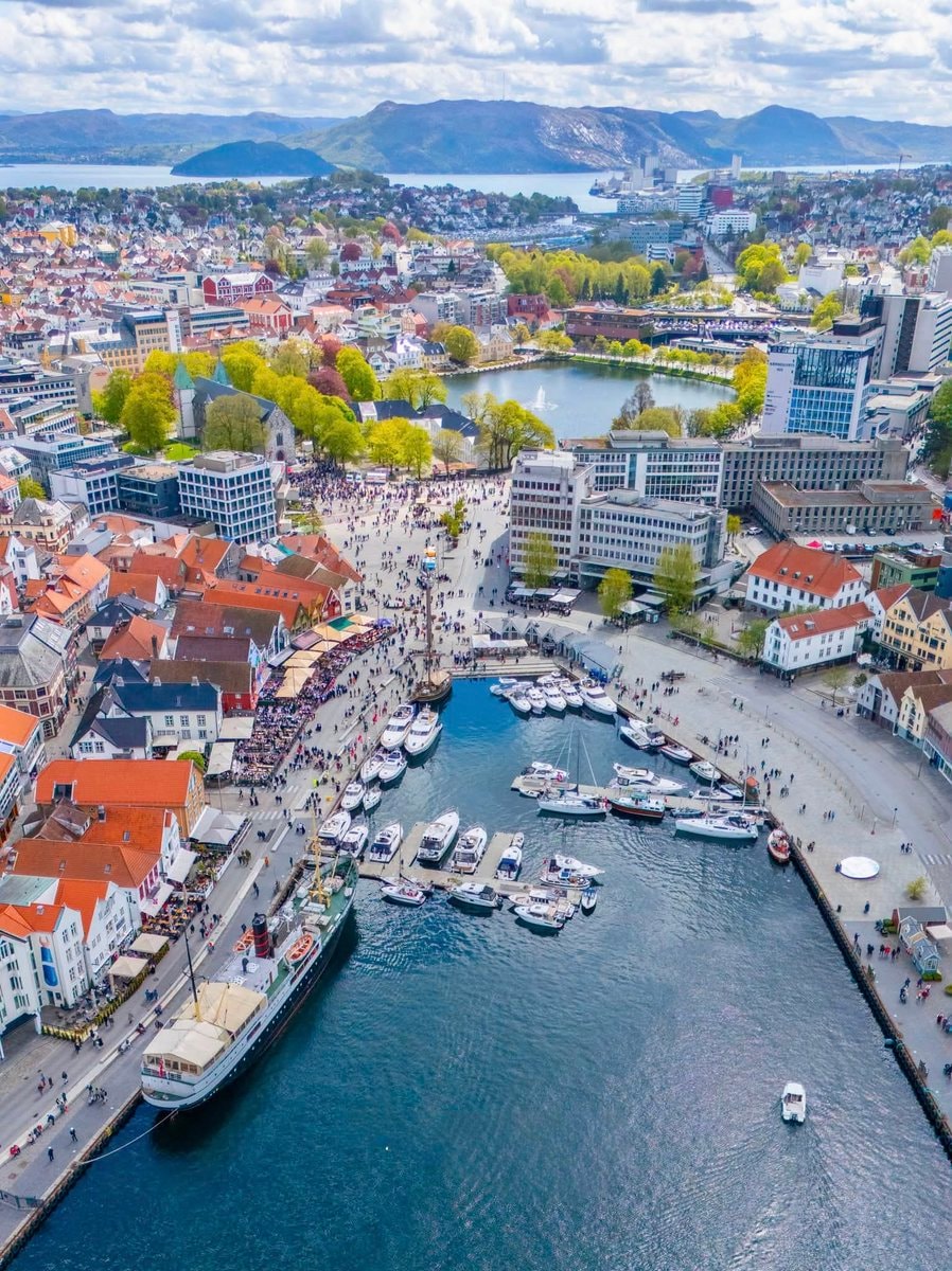 Stravenger Norway harbor