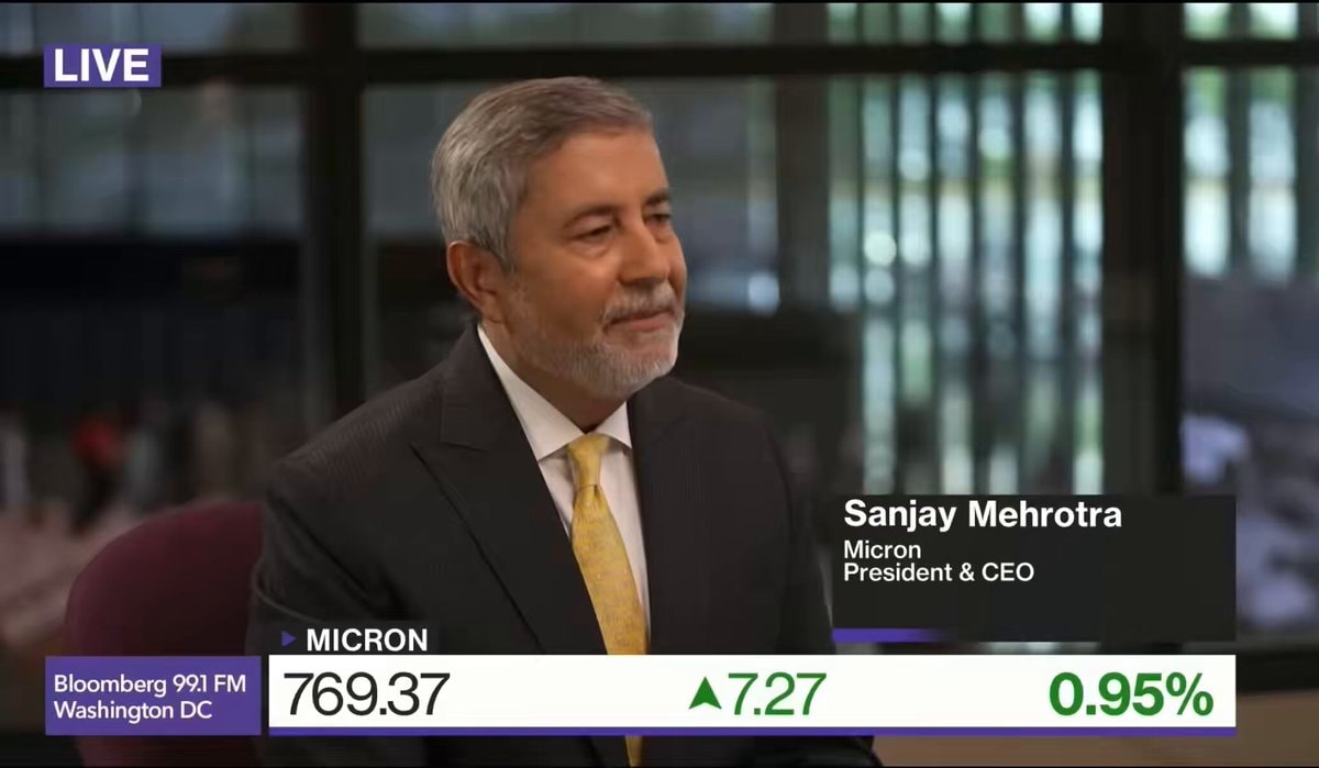 Sanjay Mehrotra Micron Interview