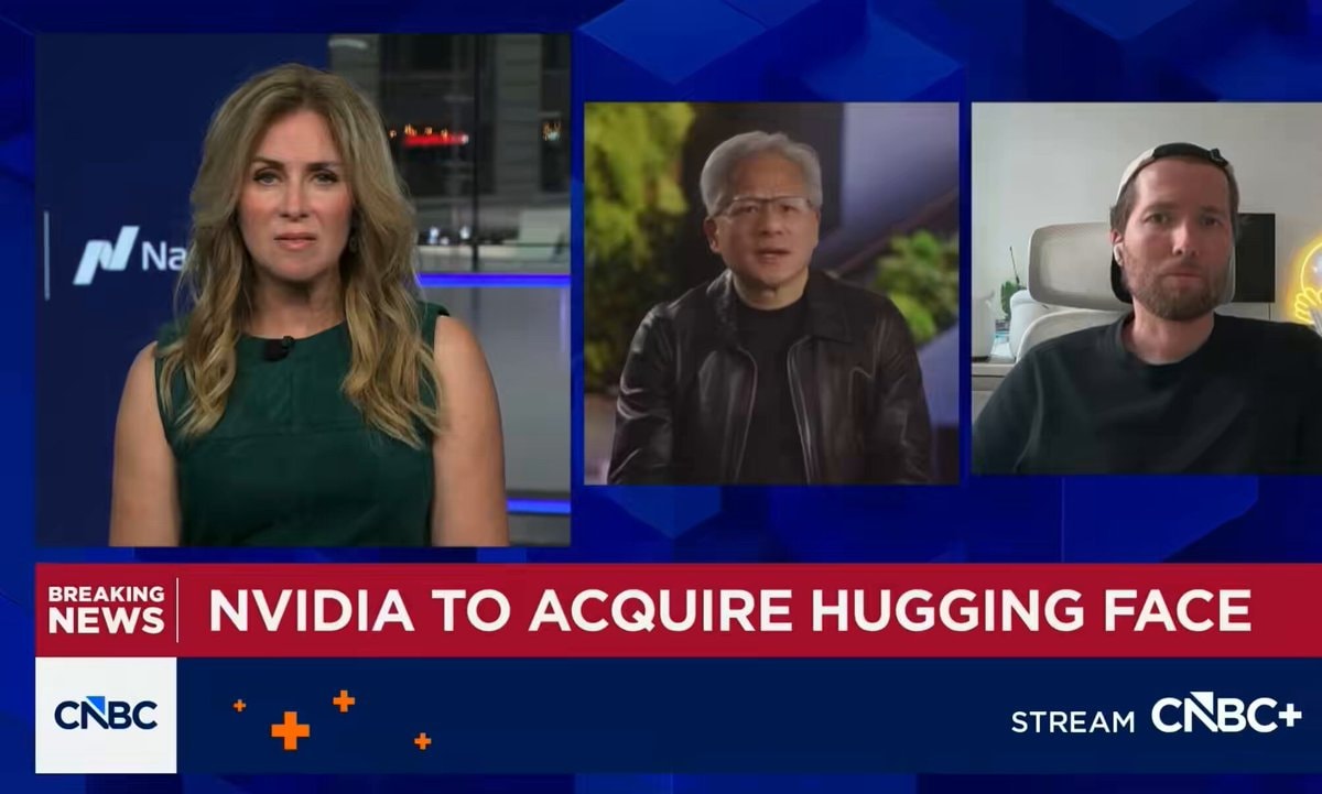 Nvidia acquires Hugging Face