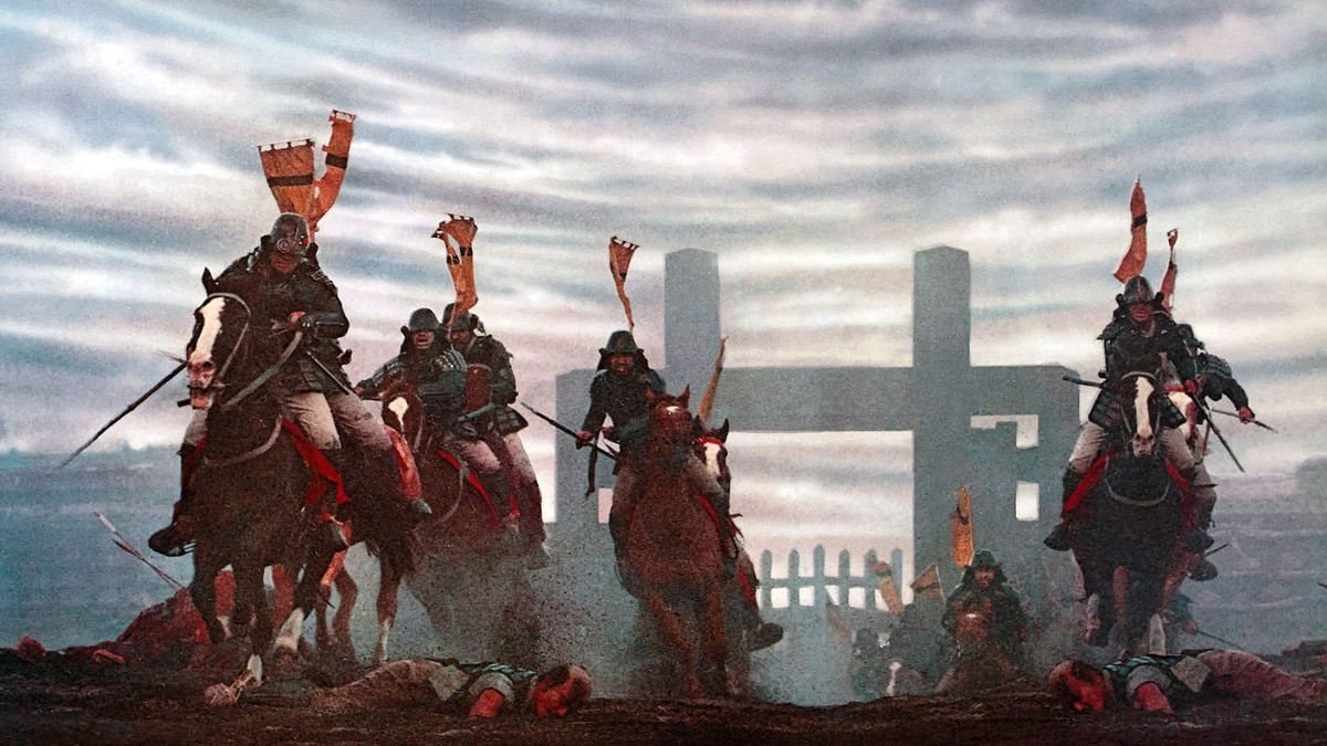 Ran samurai battle scene