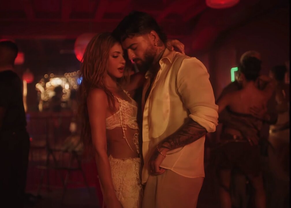 Shakira and Maluma AGUA Madrid