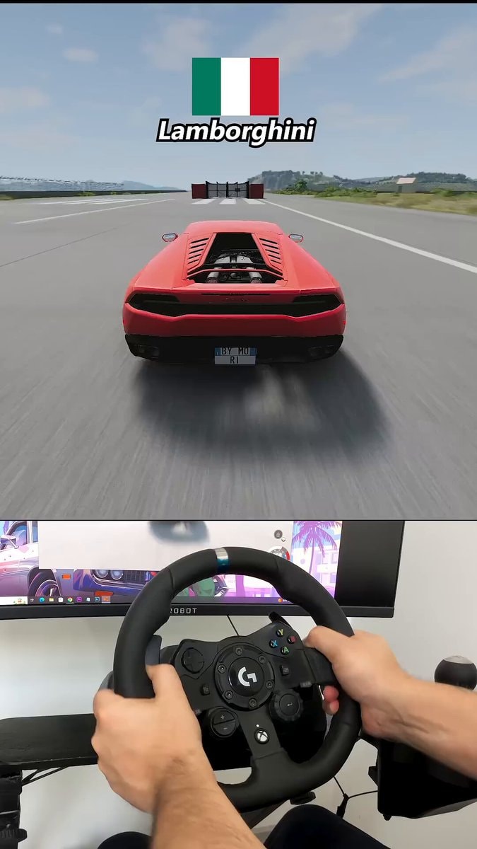 Lamborghini racetrack simulation Lamborghini racetrack simulation