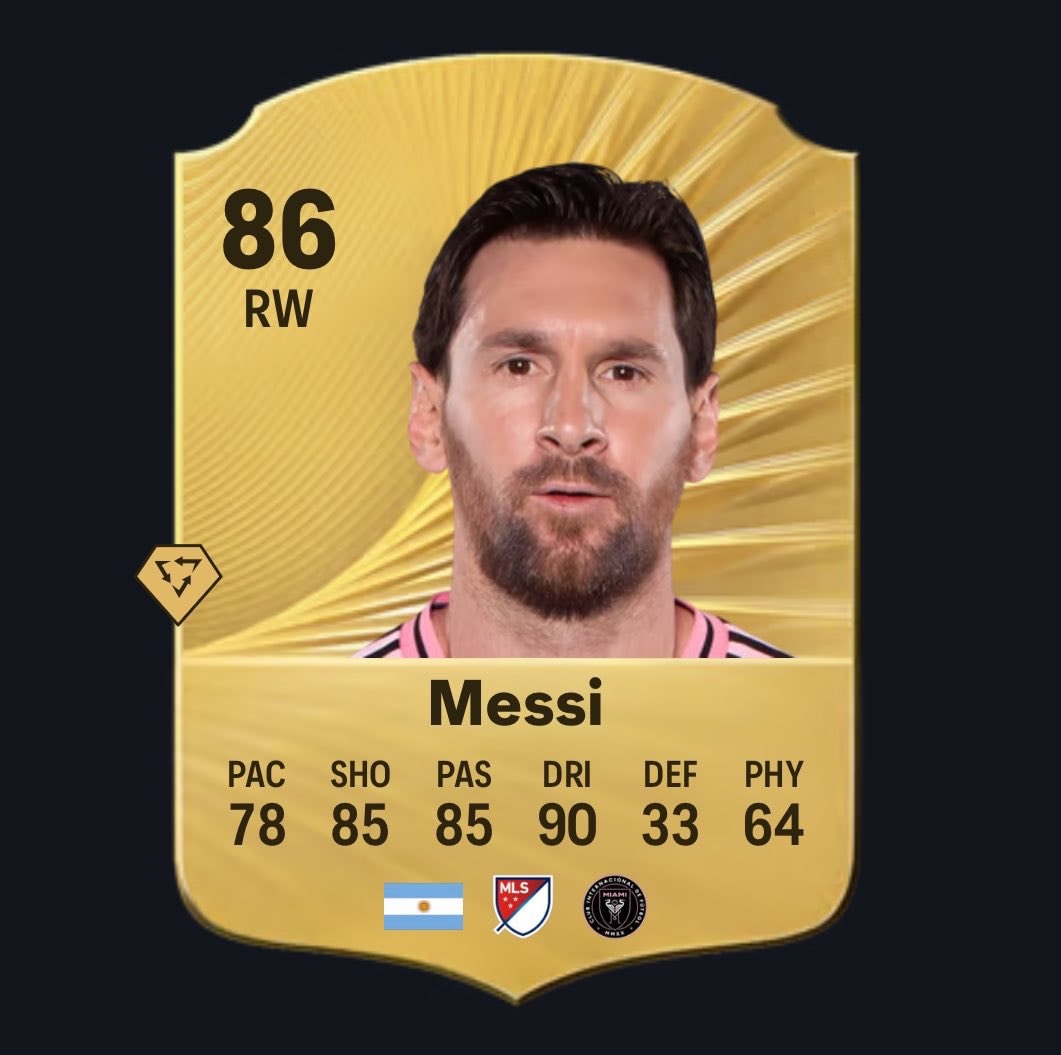 Messi FIFA 27 rating update