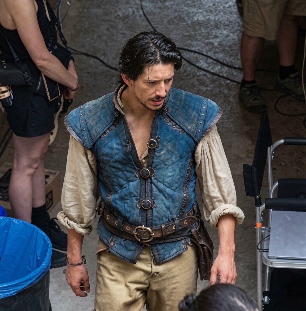Milo Manheim Flynn Tangled live-action set
