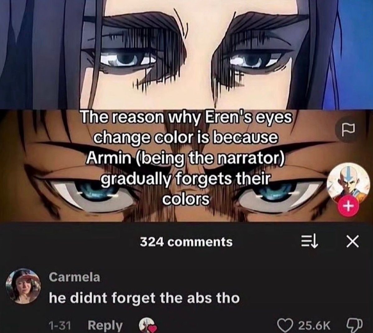 Eren eyes Attack on Titan theory