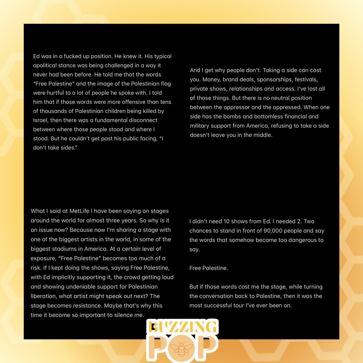 Macklemore and Ed Sheeran tour dispute (photo 2 of 2)