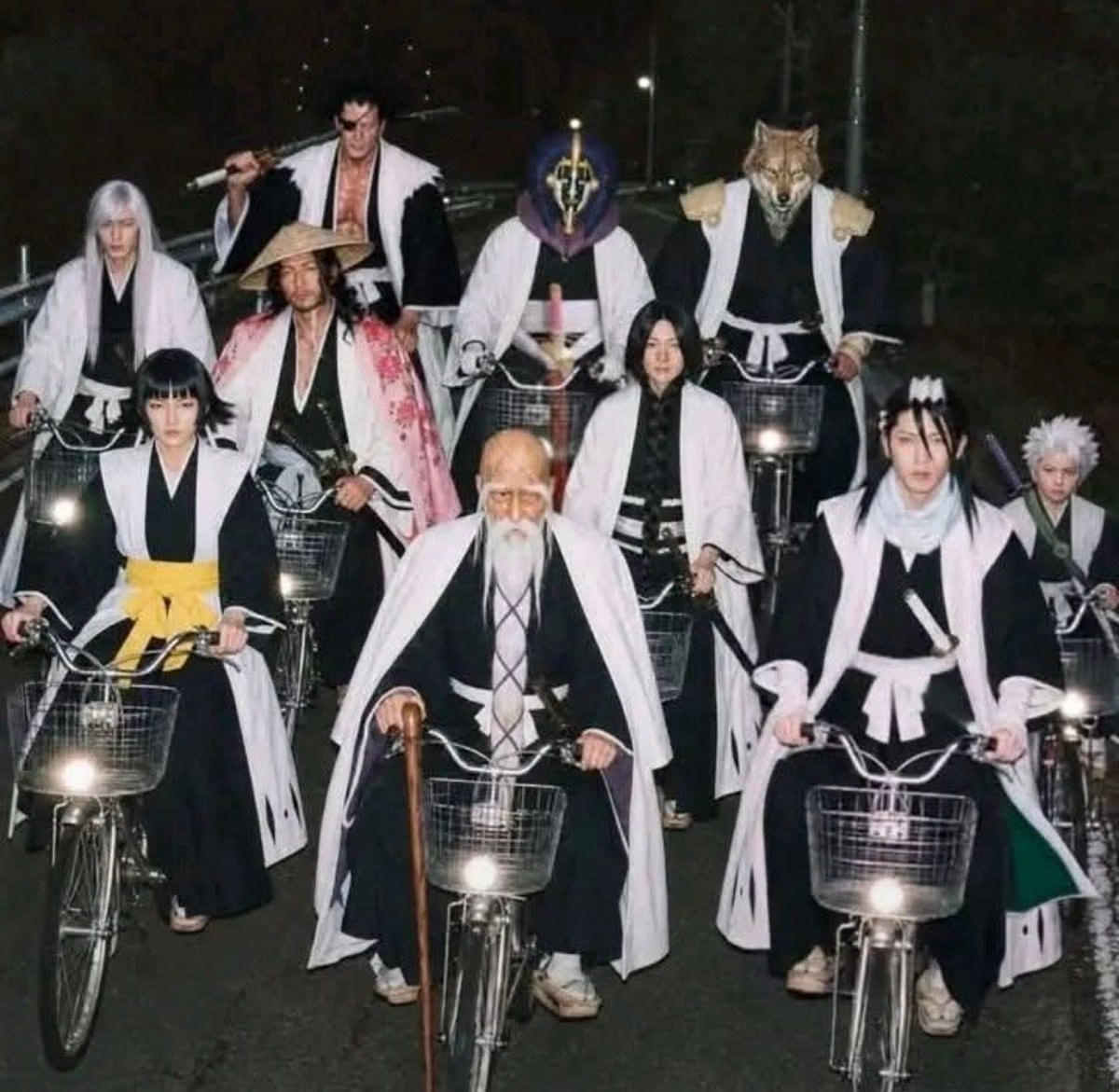 Bleach Soul Society bike patrol