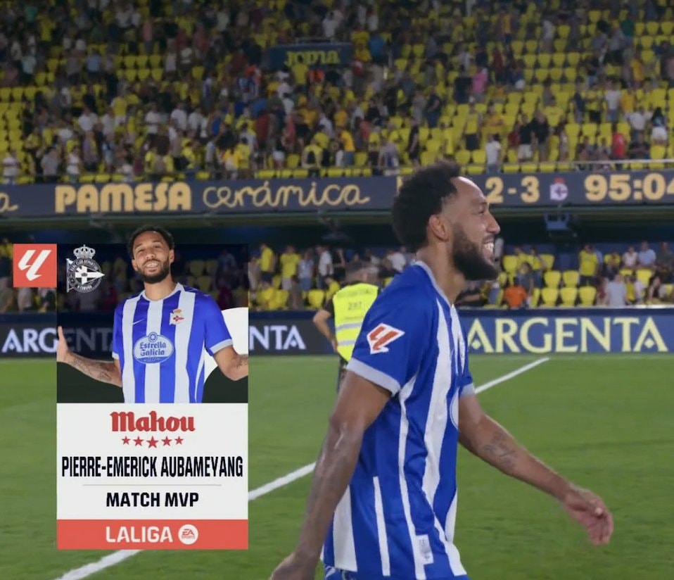 Pierre-Emerick Aubameyang MAN OF THE MATCH