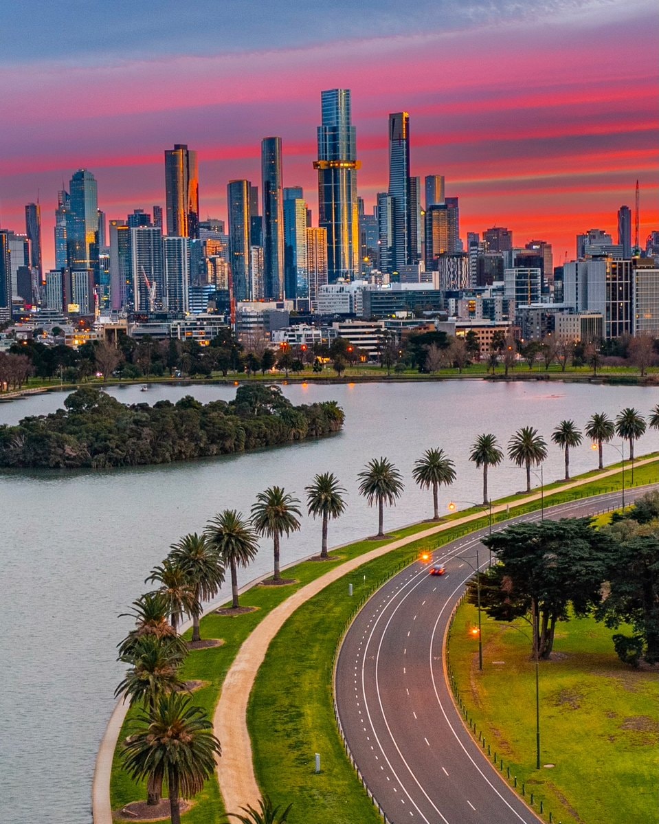 Melbourne Victoria Australia sunset (photo 2 of 2)
