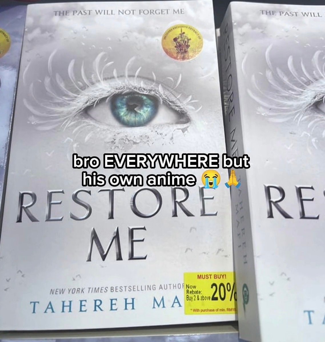 Restore Me by Tahereh Mafi