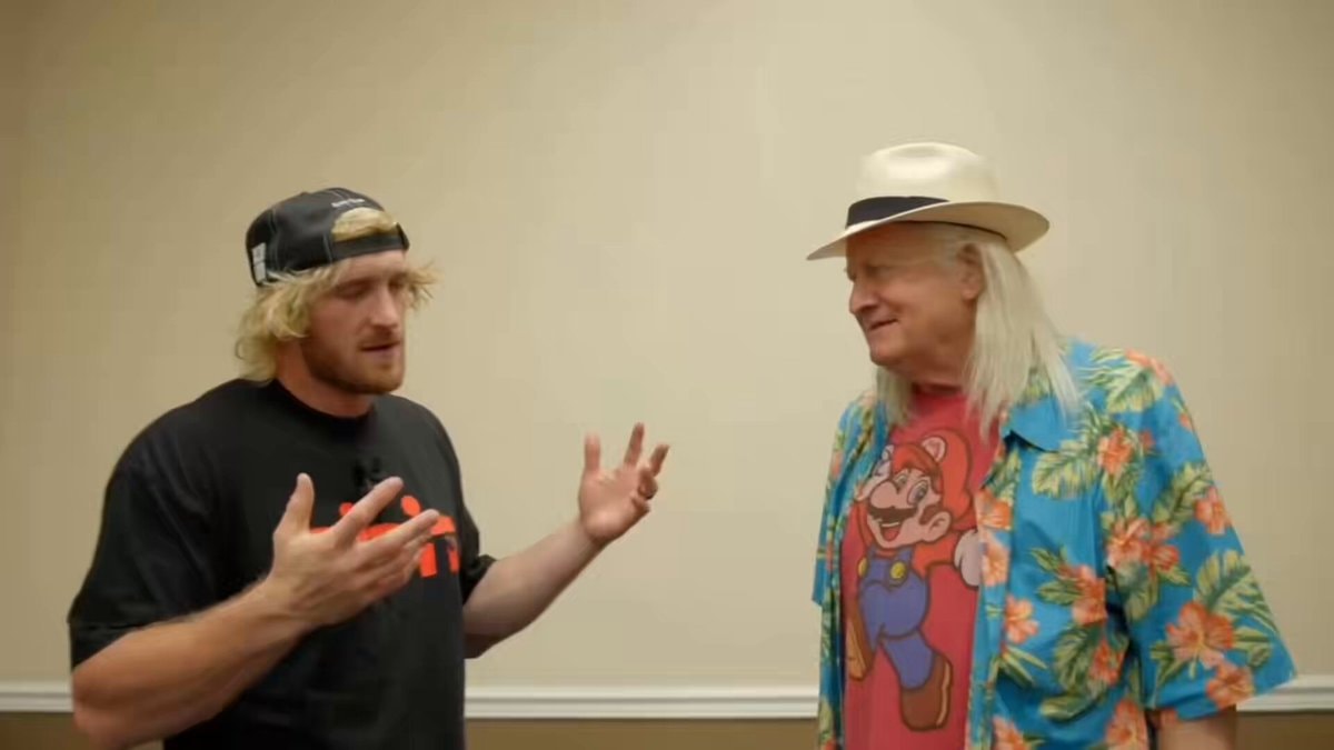 Logan Paul meets Mario voice actor