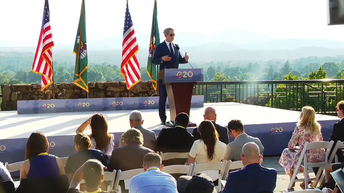 Scott Bessent G20 Asheville 2020 AI speech