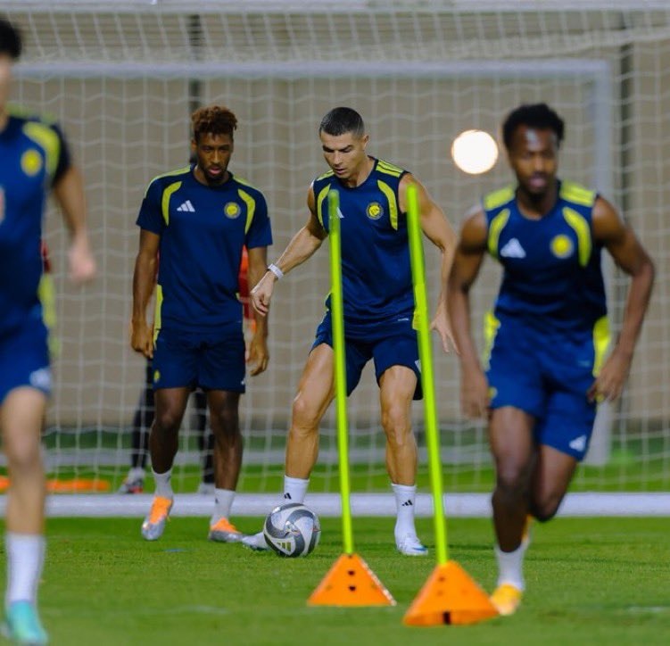Al Nassr training ahead of Friday
