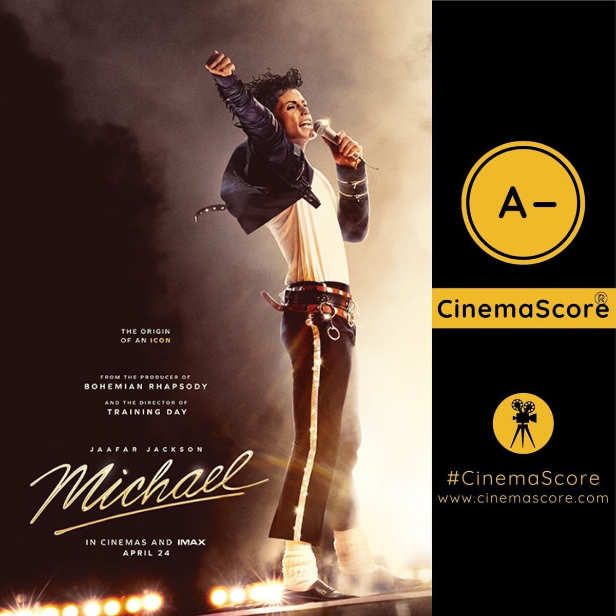 Michael biopic highest grossing biopic US box office