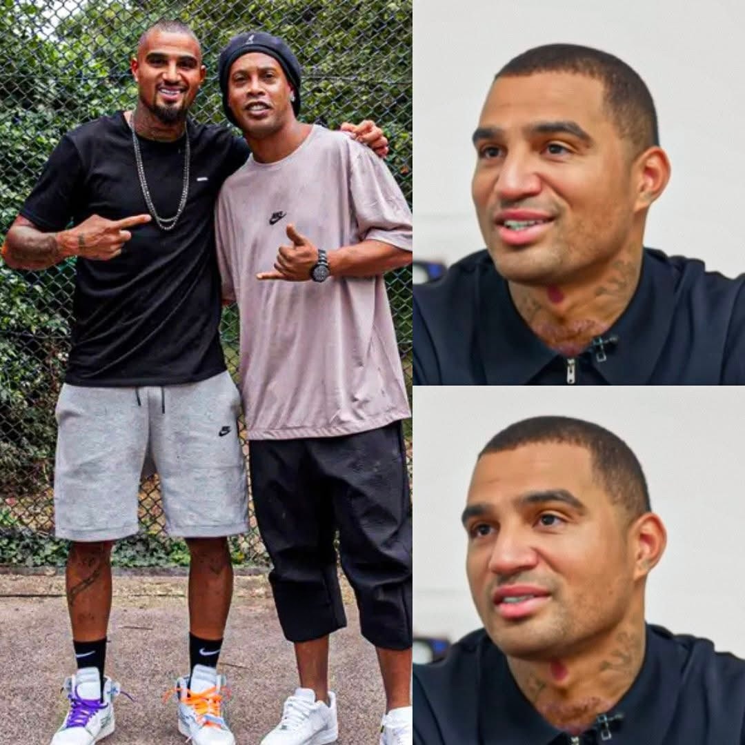 Kevin Prince Boateng Ronaldinho Milan Kevin Prince Boateng Ronaldinho Milan