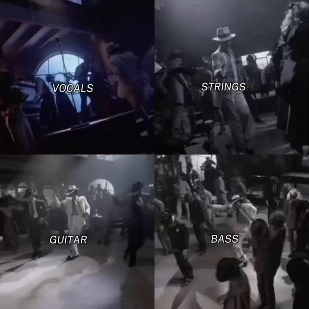 Blue Gangsta MJ Smooth Criminal elements