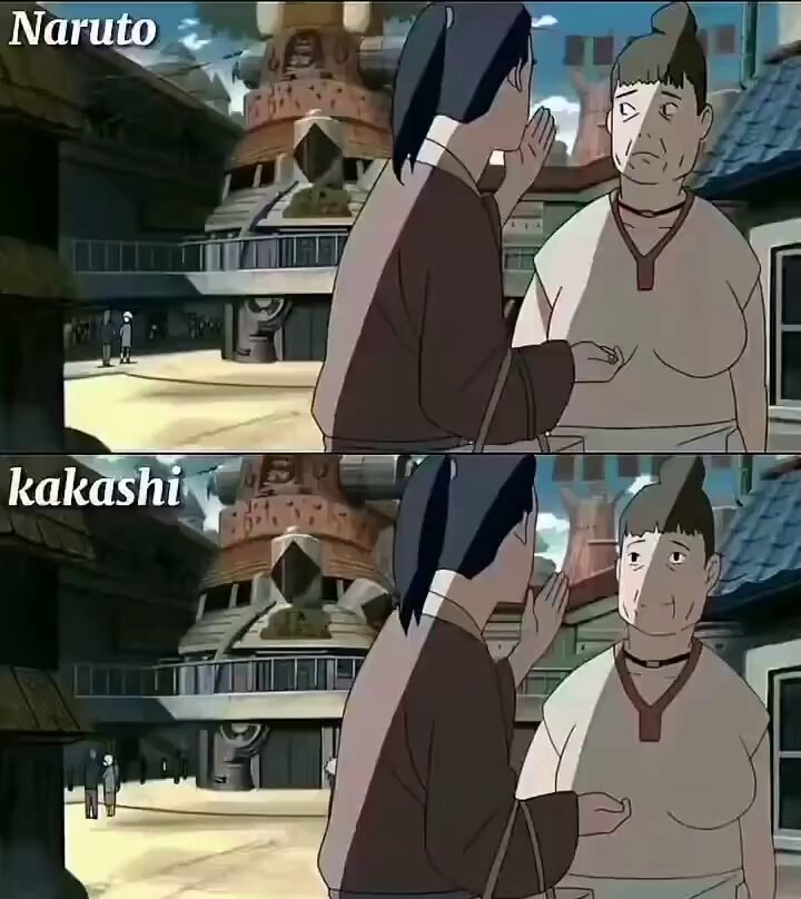 Naruto and Kakashi parallel