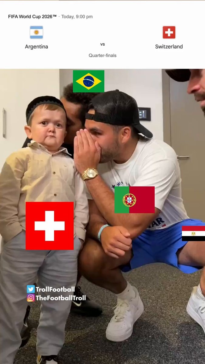 Hasbulla World Cup meme Argentina vs Switzerland