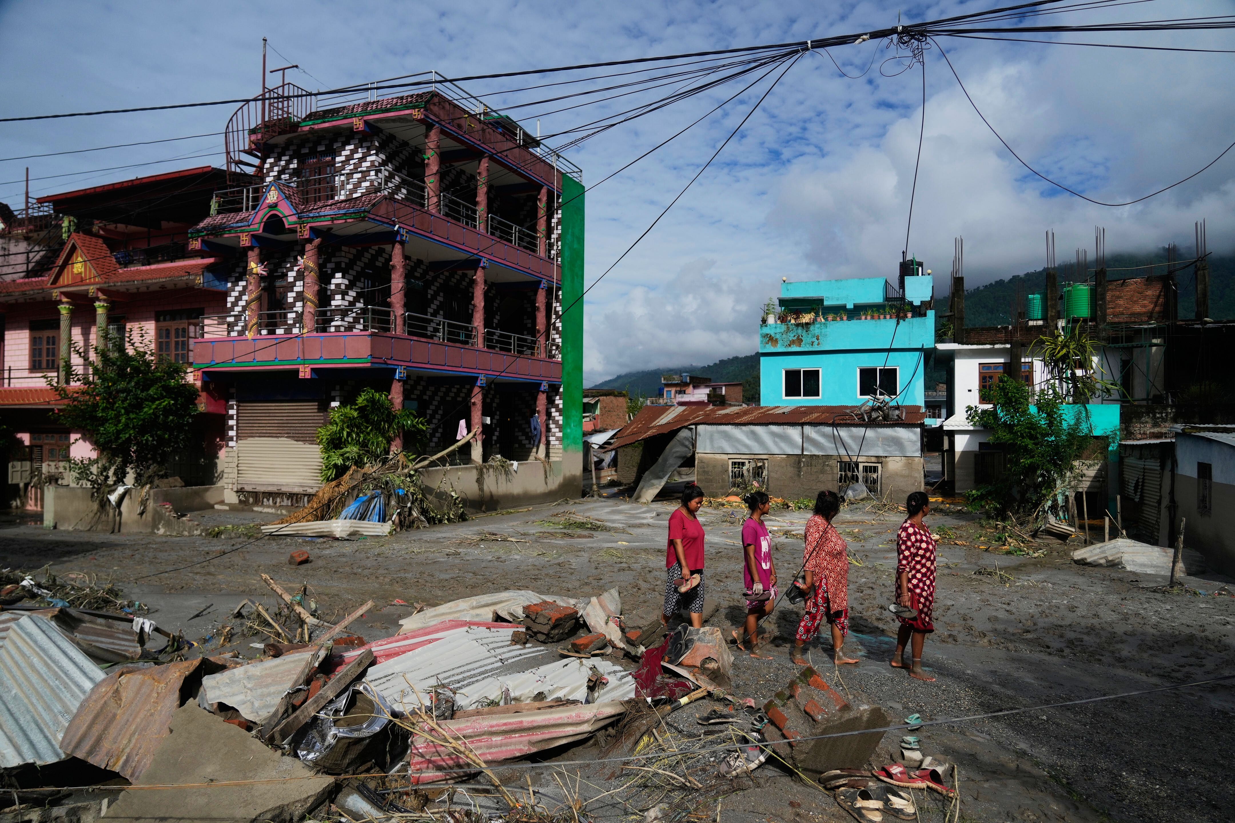 People from more than 30 countries are missing after the flash floods in Nepal and China