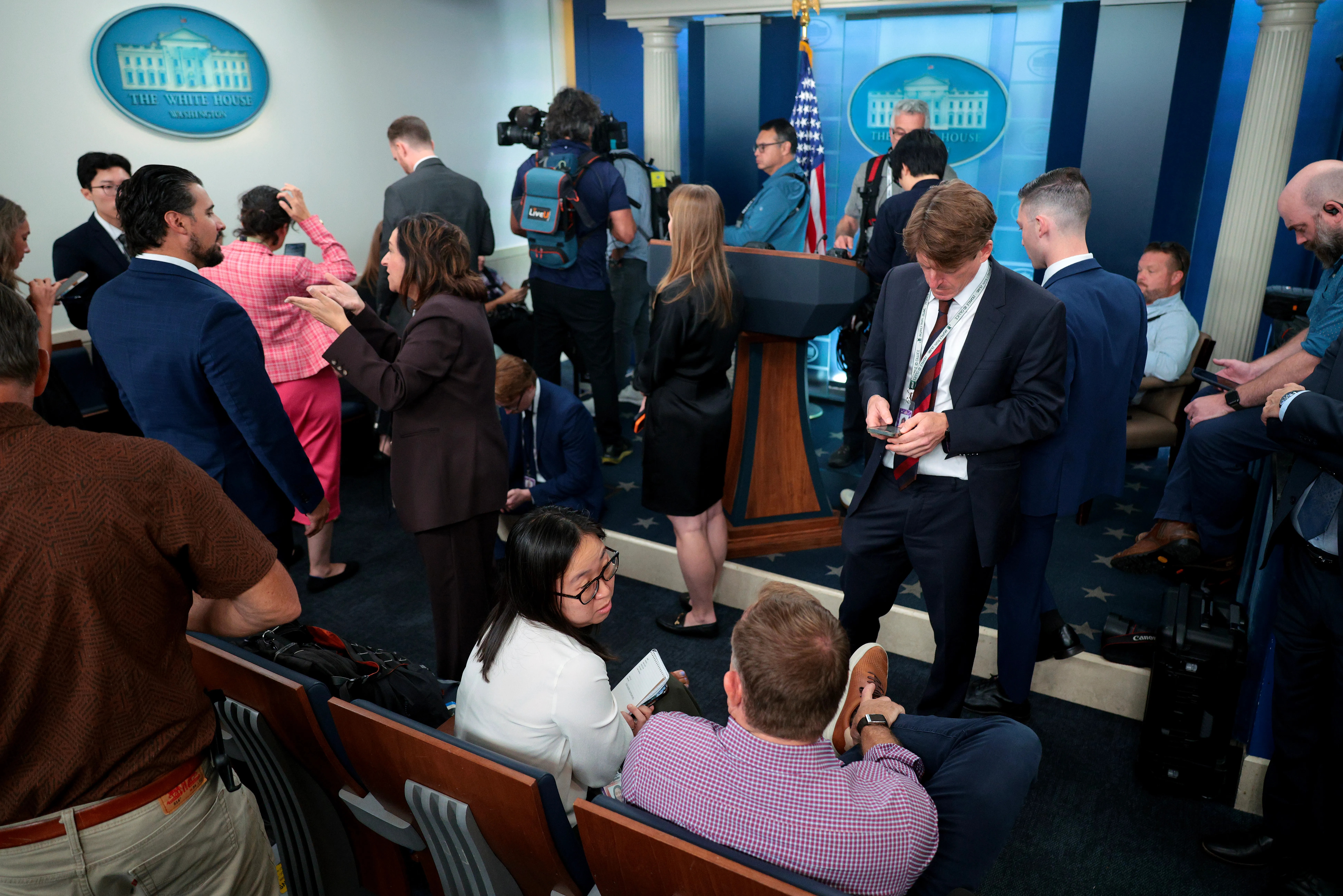 CNN, MS NOW Reporters Denied Access to White House as Trump Follows Through on Threat to Ban Outlets