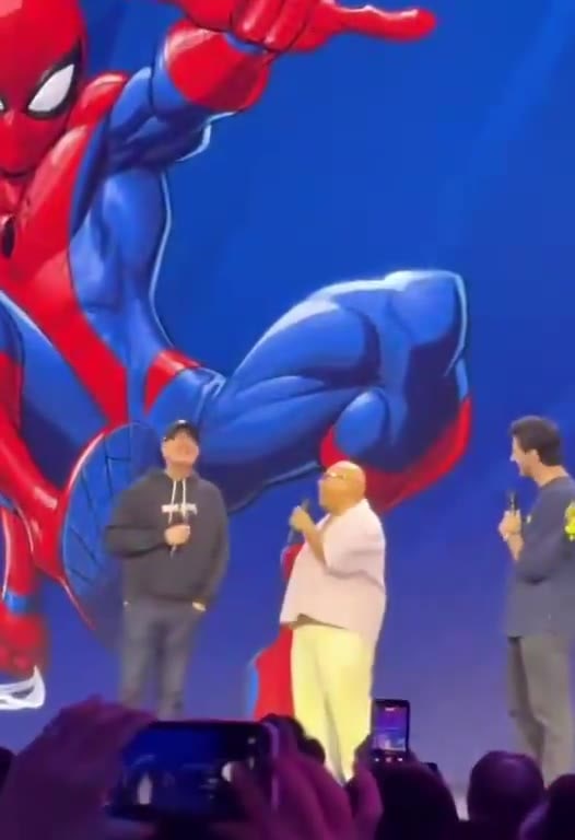 Jacob Batalon CEO chant at D23