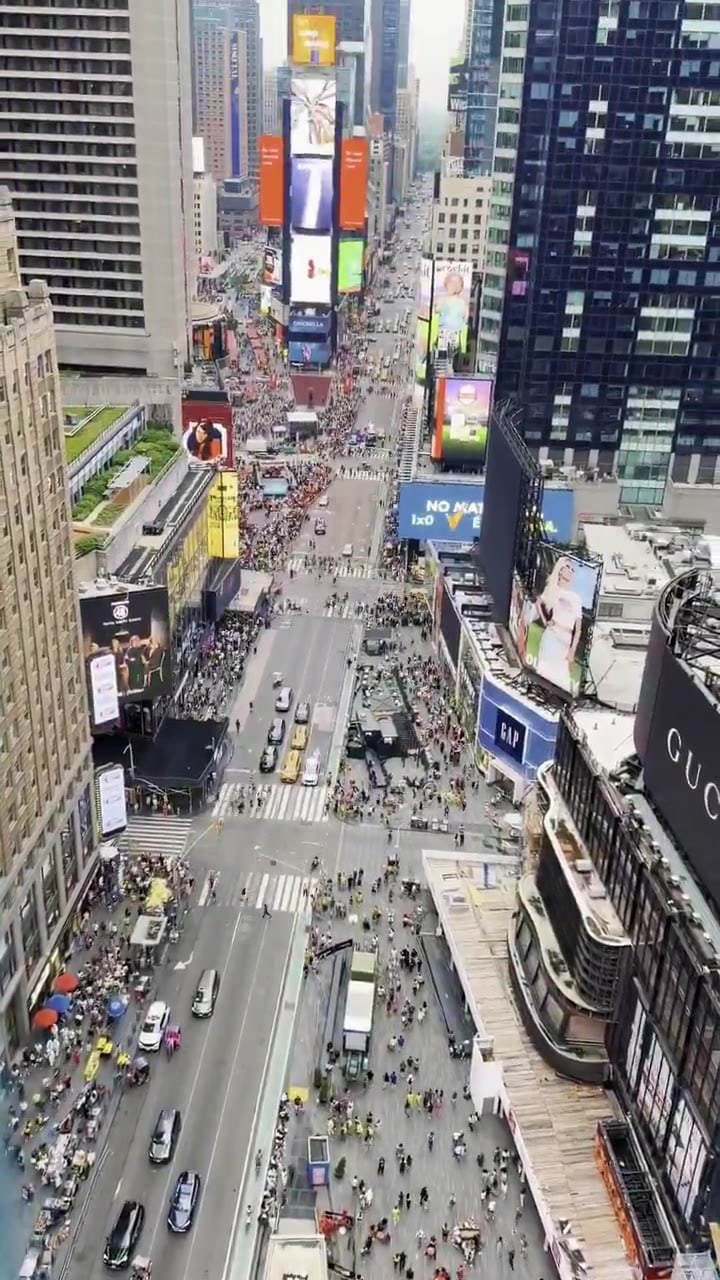 New York weather update Times Square