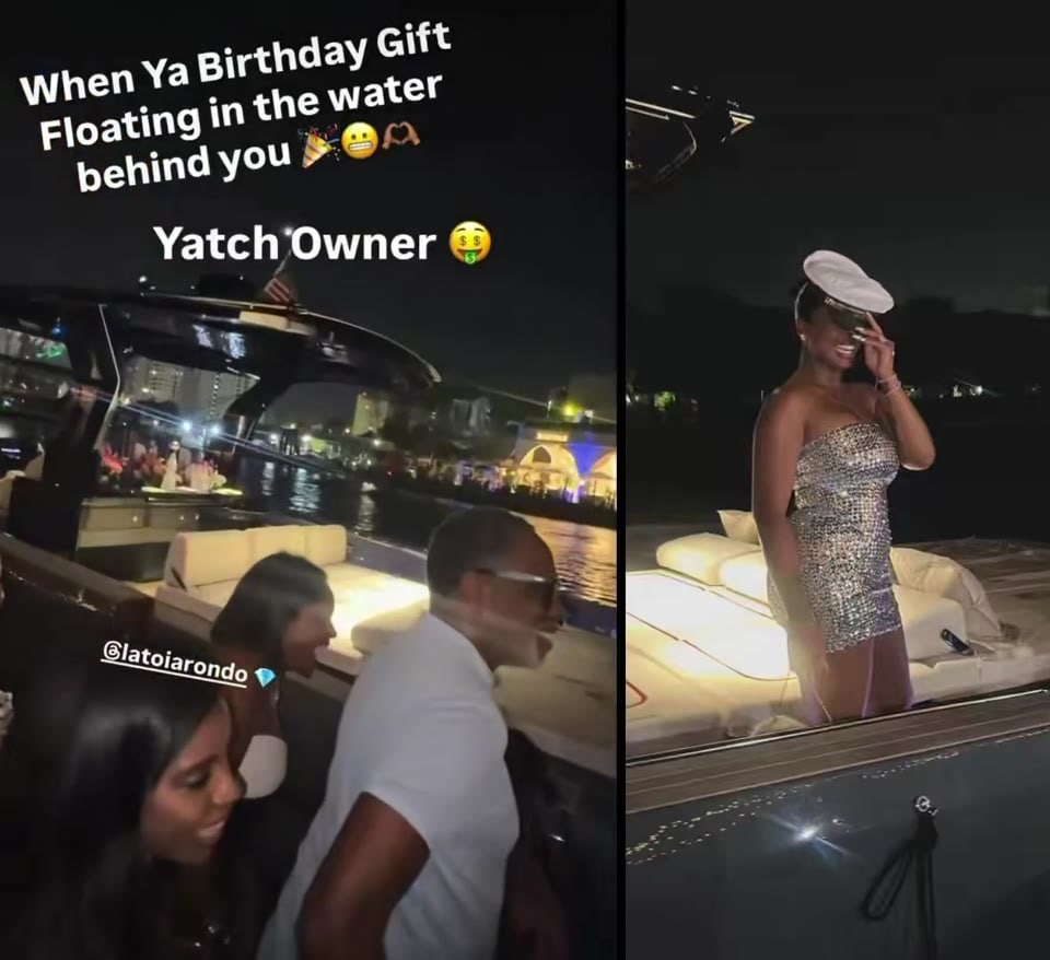 Rajon Rondo Latoia yacht gift