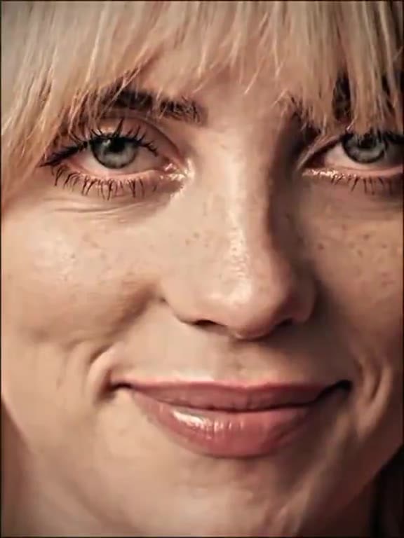 Billie Eilish gaze moment